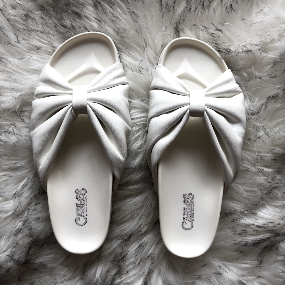 New! Carlos by Carlos Santana Florita White Sandal